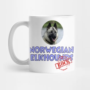 Norwegian Elkhounds Rock! Mug